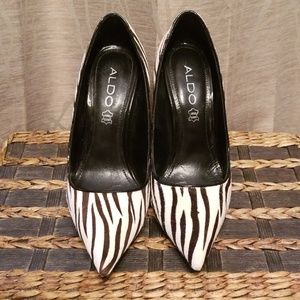 Zebra Print Heels